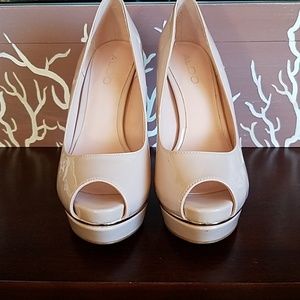 Nude Aldo Pumps